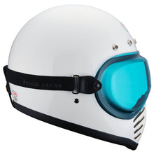 Load image into Gallery viewer, EMERALD BLUE GOGGLES FOR MOTOMOTO3 SG/DOT
